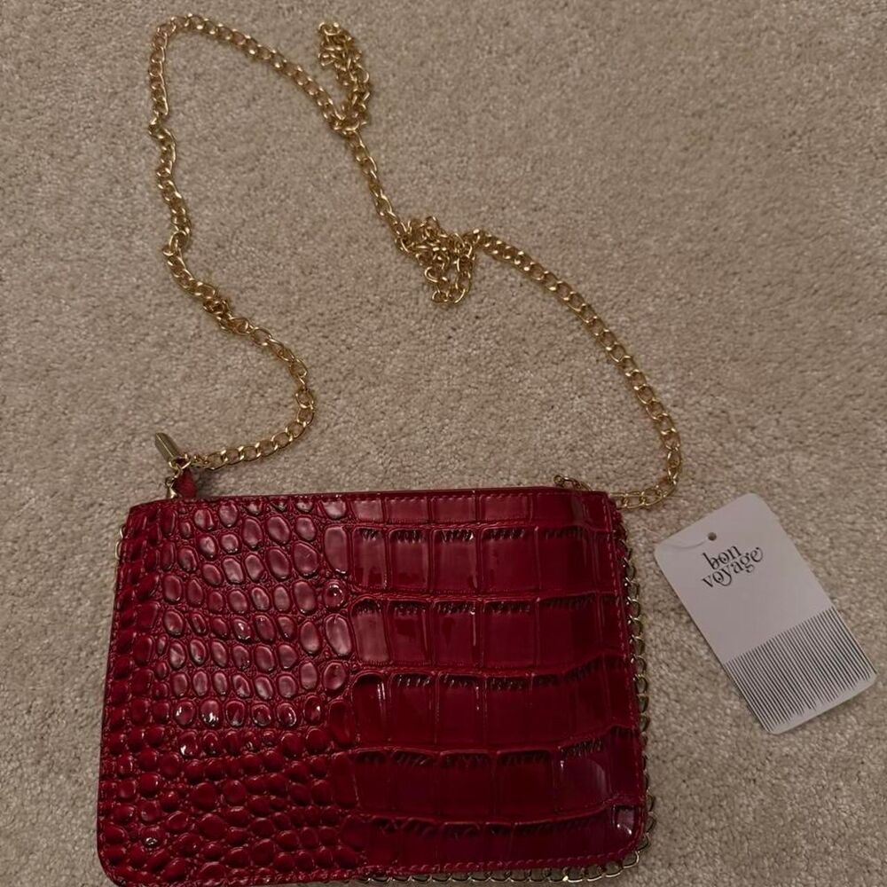 Unbranded Women's Burgundy and Red Bag